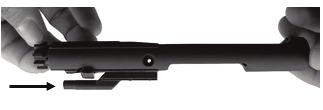 28 When reassembling the firearm, be sure the cam pin is installed in the bolt carrier assembly.