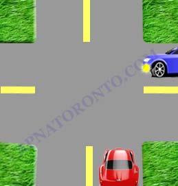 Home Link Assignment # 2 - RULES 4 When two vehicles reach an uncontrolled intersection at approximately same time the right-of-way should be