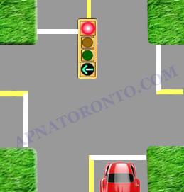 Home Link Assignment # 3 - RULES 5 When a red signal light with a green arrow is shown at an intersection it means A.
