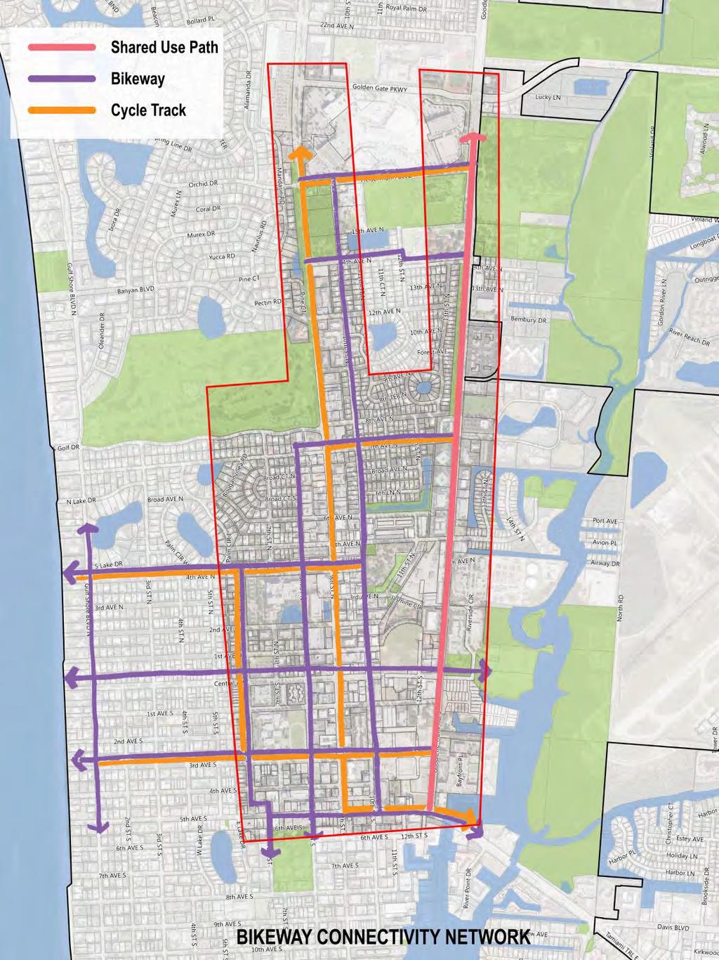 Bikeway Connectivity Network Opportunities to enhance existing and planned bikeway