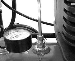 SERVICE AND ADJUSTMENTS Unit cycles automatically when power is on. When doing Maintenance, you may be exposed to voltage sources, compressed air or moving parts. Personal injuries can occur.
