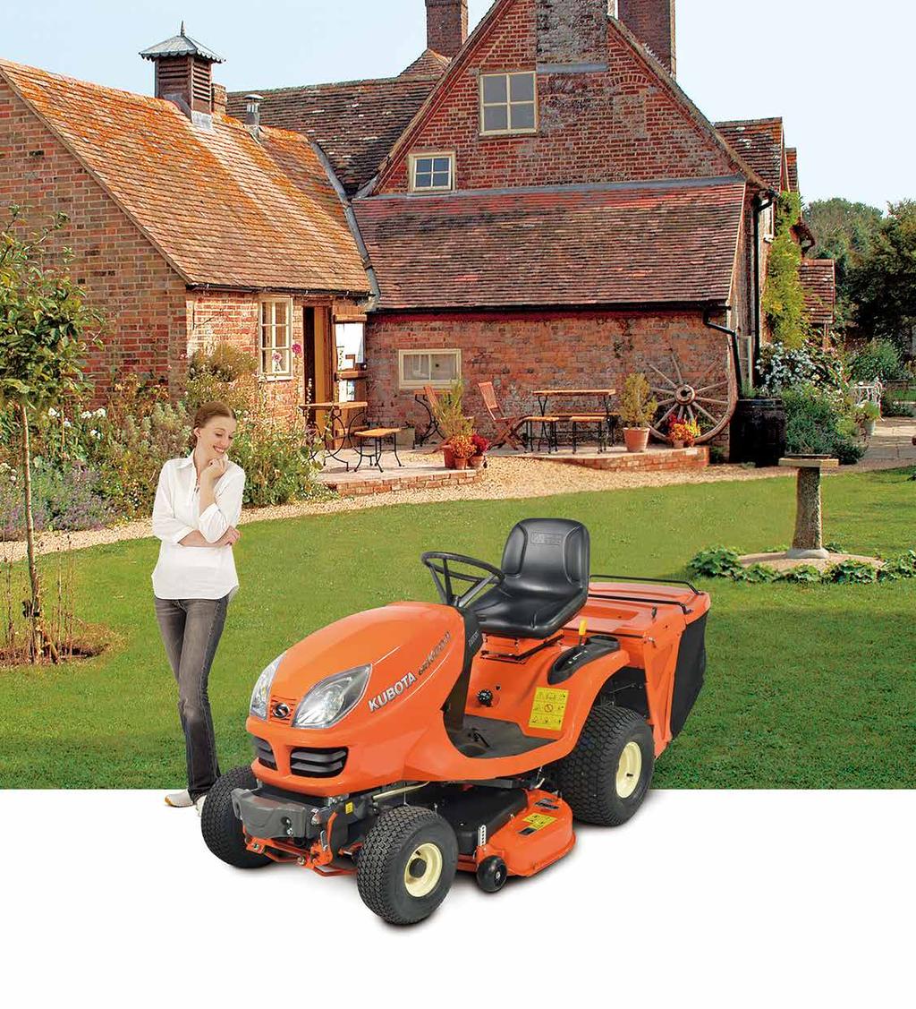 Make your lawn look as beautiful as your home. Get a professional looking cut every time with the GR1600-II. A beautiful, well-manicured lawn can be yours with the Kubota GR1600-II ride-on mower.