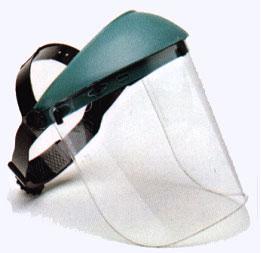 Face Shields Full face protection Protects face from dusts and splashes or sprays of hazardous liquids Does