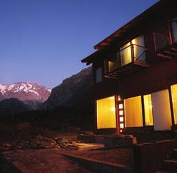 The charmingly rustic Altiplancio Lodge, locally owned, is a jewel of Andean hospitality located in the Maipo Valley.