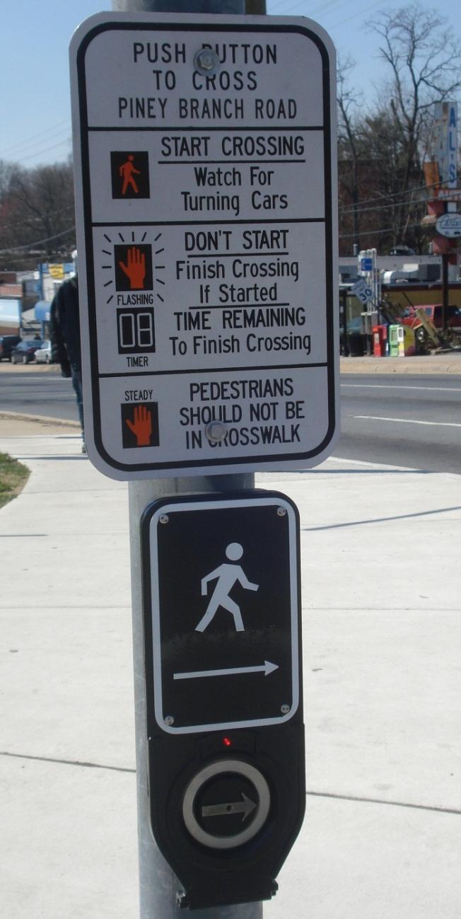 Pedestrian Signals How do you activate