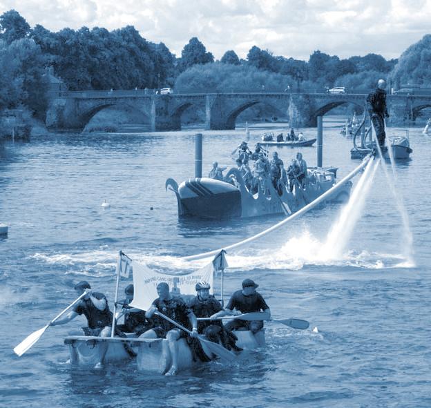 RAFT THEME Great Sporting Events 43rd CHARITY RAFT RACE A PREMIER
