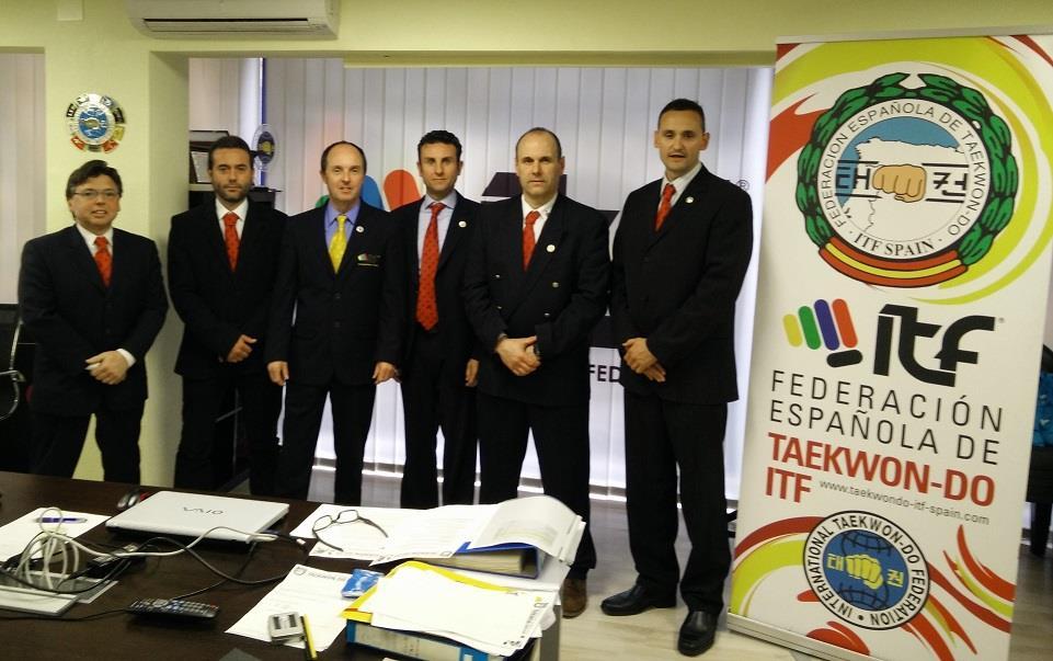 BOARD MEETING APRIL 2015 The Board of Directors of the Spanish Taekwondo Federation ITF has met today April 11, 2015 at the headquarters of the FEST.