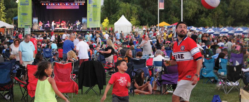 TASTE OF ORLAND PARK Aug 4, 5 + 6, 2017 Held at the Orland Park Village Center, this three day event boasts an