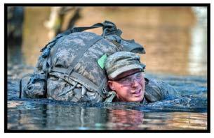 As a result, most of them had lost almost all of their body fat by the end of the course, going into the swamp operations phase of training.