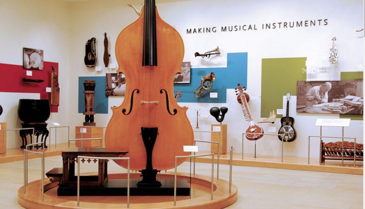 Visit the Experience Gallery and you ll be able to play some of the instruments yourself.