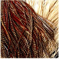 HEBERT MINER HACKLE HEBERT MINER SADDLES VERY LIMITED QUANTITIES. Natural color dry fly hackle with a size range of 8 to 20 on the capes and 10 to 24 on the saddles.