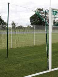 Mini Football Goals 11 < min 5m - max 7.43m > < min 5m - max 7.43m > S12611 The folding base frame is made of galvanised steel tube Ø27 and Ø34mm.
