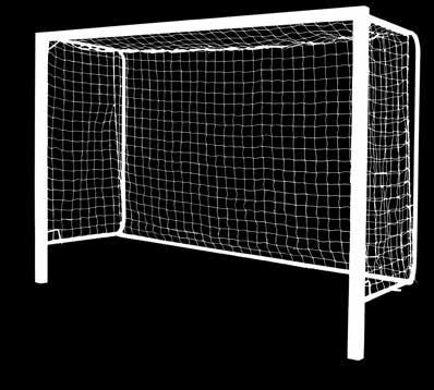 The backbars and groundbar are made out of square 30mm x 30mm tube Freestanding Goals - All