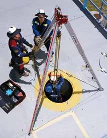 Tripod The tripod is a self-supporting device providing quick and easy access to confined space entry points such as manholes and voids. This system can also be used as a high directional frame.