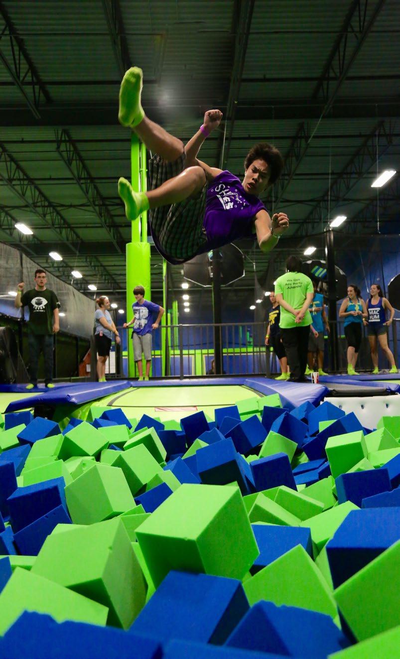 of public access to our trampoline activities ( and Climb Zone if package is