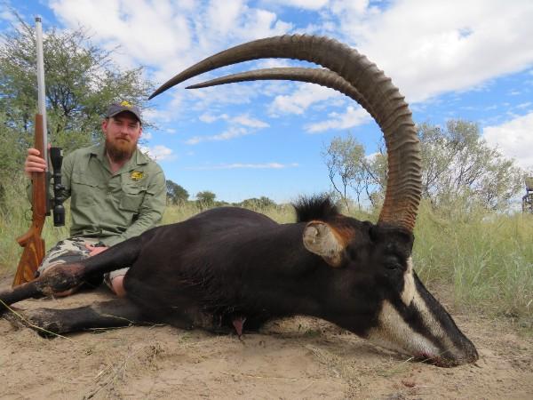After a few close encounters with the same bull a day earlier, we were in the right place at the right time and had the