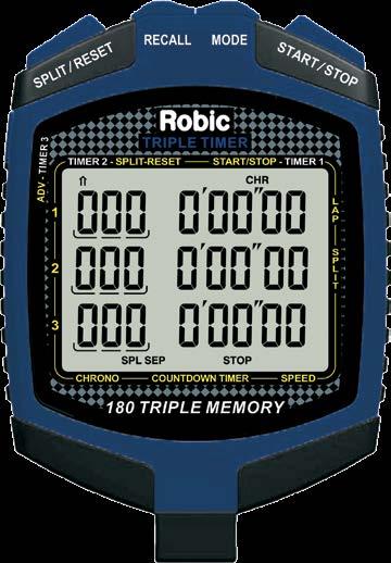 It s time to retire that old piece and begin using the World s Finest Handheld Stopwatches...from Robic. CHANGE the way you Measure Performance Raise your game with the most versatile stopwatch ever.