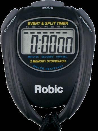 BICYCLING JOGGING TRI-ATHLETICS SWIMMING SC-539 SINGLE EVENT TIMER AND 2 SPLIT STOPWATCH SC-589 ECONOMY REFEREE WATCH & GAME TIMER $14 The Robic