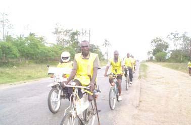 The next one has to leave the country and cycle maybe up to Rwanda to break a new record!