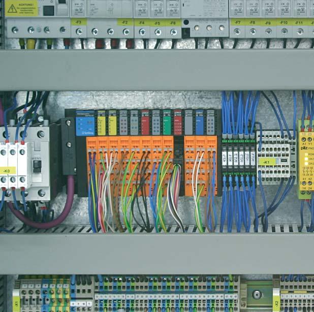 switch cabinet and a small number of I/O signals.