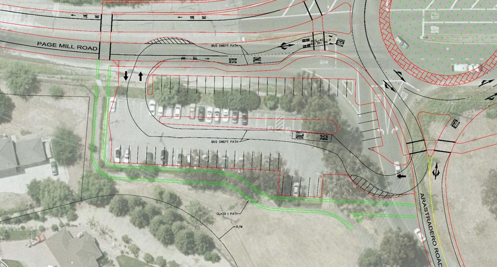 Existing Location Safer Circulation Plan Provides sidewalk adjacent to park-and-ride and widens path behind park-and-ride lot Provide vehicle loading/unloading area within