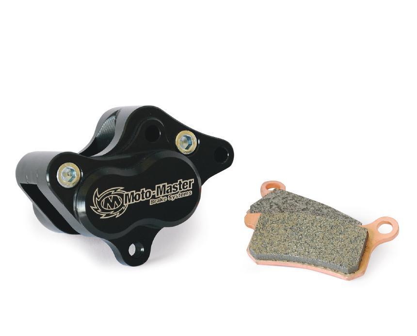 KTM 50/65 SX Caliper ORIGINAL REPLACEMENT Our KTM 50/65 Caliper doubles the brake pad size, resulting in a more powerful brake and longer life span of the brake pads. MOTO-MASTER.