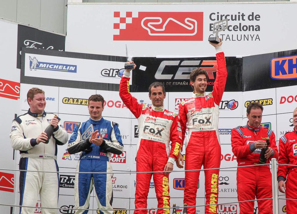 AWARDS LINE After the CER 2012 Division2 winning, in 2013 Demarchi is Champion of Spain, winning the overall