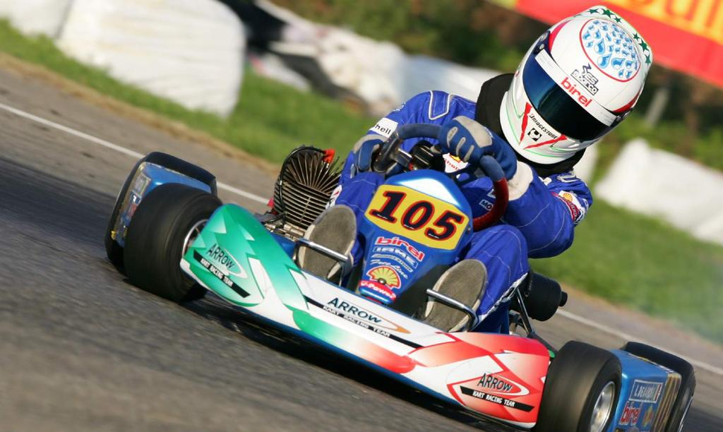 SNAPSHOTS OF SPORTING LIFE When Luca Demarchi was 12, he jumps on his first kart and in 2005 begins his racing experience in the Easykart Italian Championship (winning a race and gaining