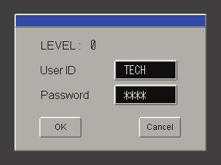 Use keypad to enter Password (4441), press ENT and then press OK NOTE: The System