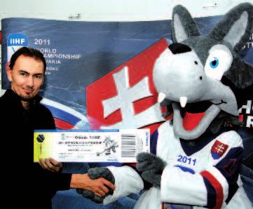 Volume 14 Number 5 December 2010 3 Get your tickets for Slovakia BRATISLAVA - The waiting for the ticket sales for the 2011 IIHF World Championship came to an end when the first packages found their