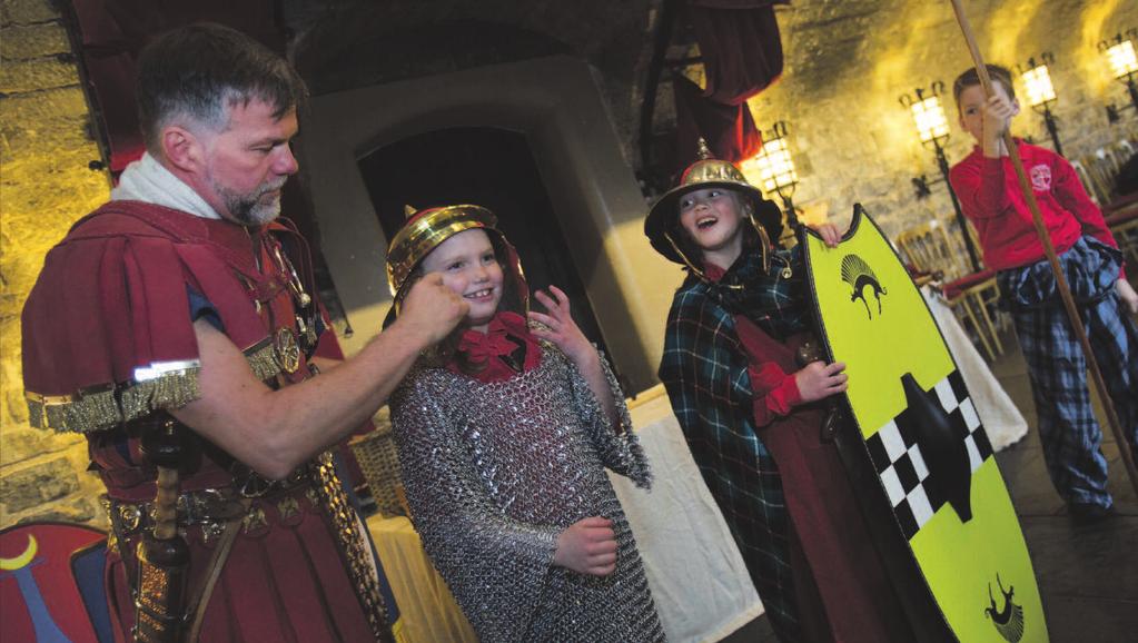 50 for all other schools A selection of replica armour, weapons and artefacts from the Roman period, in addition to original finds recovered during archaeological digs at the Castle are available to