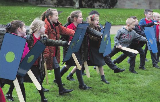 50 per child Pupils will be able to meet a Roman Legionary soldier and see first-hand the equipment they used including ring mail, helmets, swords, spears, daggers and shields.
