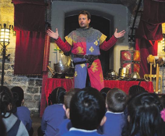 dragons and knights. A chance to meet Sir Devlin and find out what it takes to be a medieval knight.