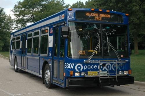 Pace Buses -Pace is the suburban bus division of the RTA -it serves a six county area including Cook, Lake, Will, Kane, McHenry, and