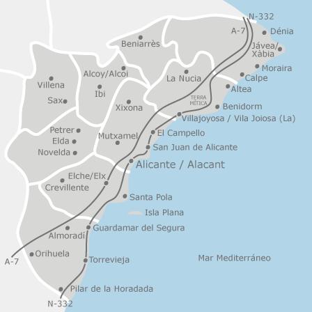 the south of the Valencian Community. It is also a historic Mediterranean port.