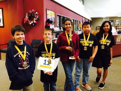 Page 2 LJIS Student Wins Brazoria County Spelling Bee Congratulations to LJIS 7th grade student, Johanna Verghese (center of picture), for