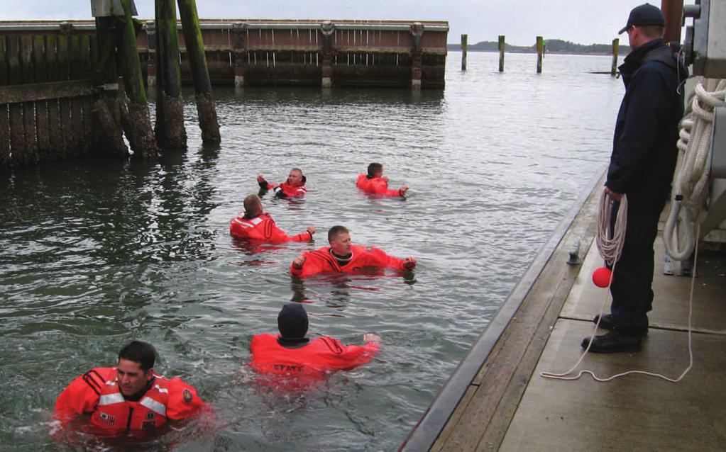 Troopers Tested New Suits at USCG Station The Tillamook and Astoria offices trained together at the US Coast Guard station in Tillamook.