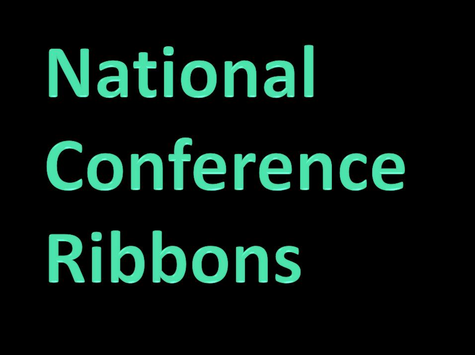 Since National Conference is just a few months away and I know people who are attending want those ribbons, I thought I would add a few special recognition pieces so you can see where you are in