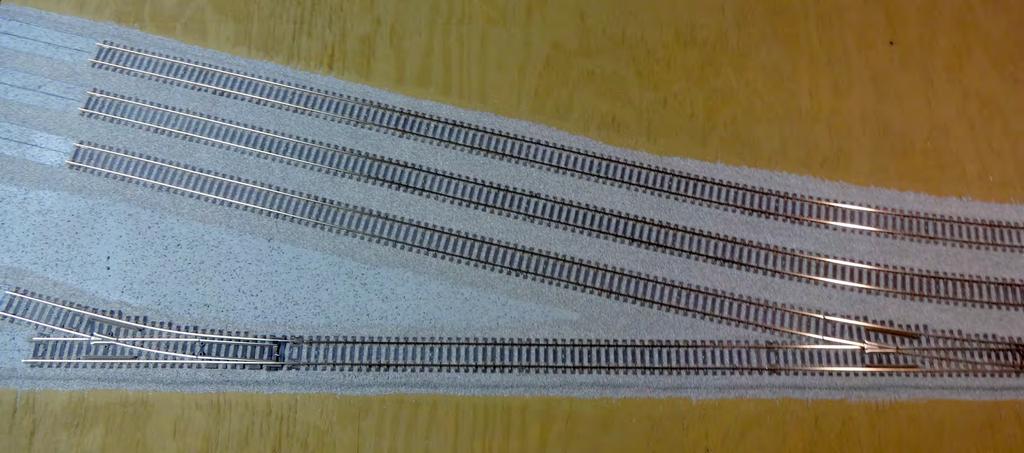 Ballasting Track We want the diluted Matte Medium to