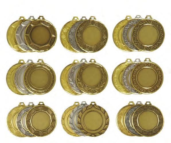 5705 Quality Medal Holders 42mm Gold -