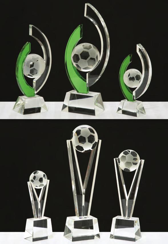 Optical Crystal Football Boxed Awards FB6018M 180mm FB6018L 220mm FB6018S 1