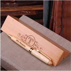 VET, : Engraved Wooden Pen Set Engraved on Pen: ROOKIE:
