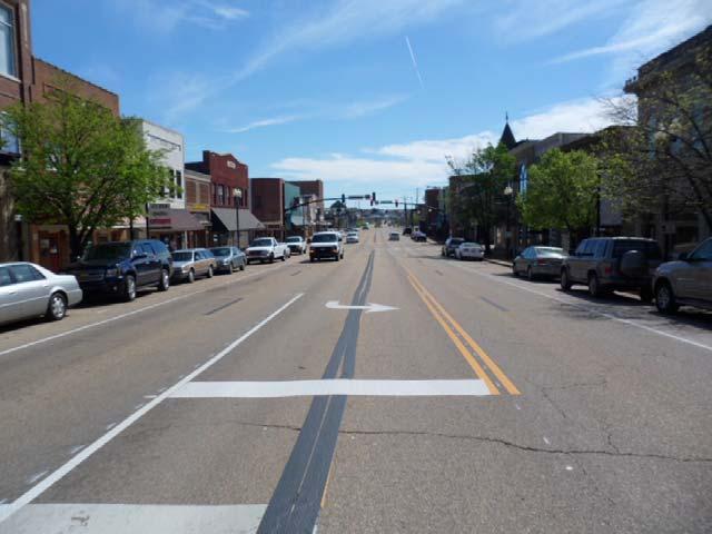 During the design phase of the project, the city requested that left turn signals be provided for the eastbound and westbound approaches of Main Street at Front Street.