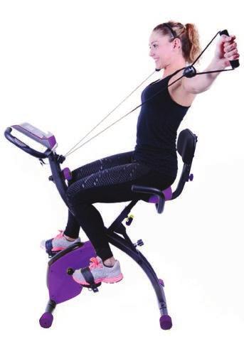 USING FLEX BIKE ULTRA TM Keeping your back straight and arms locked out straight,