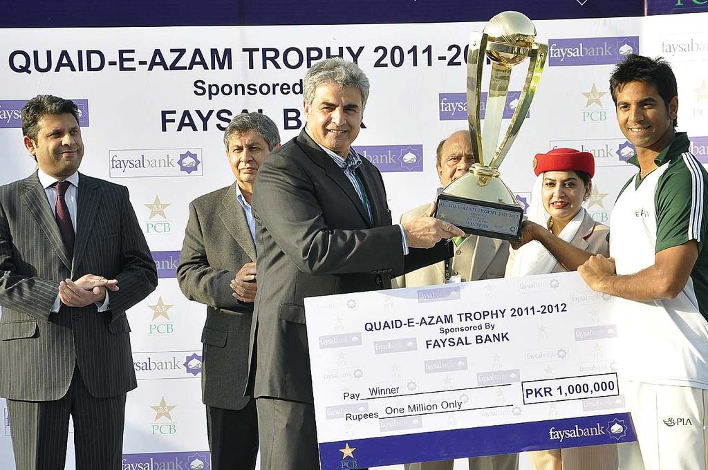 Named after Quaid-e-Azam Mohammad Ali Jinnah, the founder of Pakistan, the Trophy was introduced in 1953 to help pick the squad for Pakistan s Test tour of England the following year not bounced on