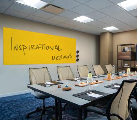 MEETINGS THE PLACE TO MEET Thirteen miles from Chicago O Hare International Airport and 26 miles from downtown Chicago, the Renaissance Schaumburg