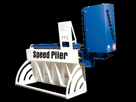 Speed Piler top model tiltable Speed Piler Junior The SPEED PILER Junior can be provided as any customised solution. The separate pile driver can be attached to many different machines.