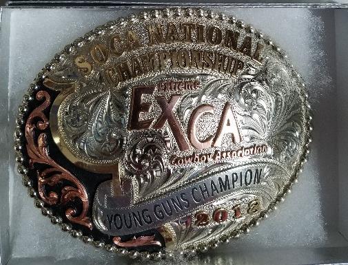 RESULTS FROM THE EXCA NATIONAL CHAMPIONSHIP EXTREME COWBOY RACE, June 2 nd & 3 rd, Decatur, AL Young Guns Divison Results Round 1 Round 2 Total 1 Angeline Saliceti Samson 207.958 224.175 432.
