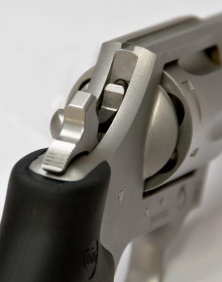 SIGHTS (Cont.) REAR SIGHT 1. Rear Sight is a fixed notch cut into the upper strap of the frame (Figure 6).