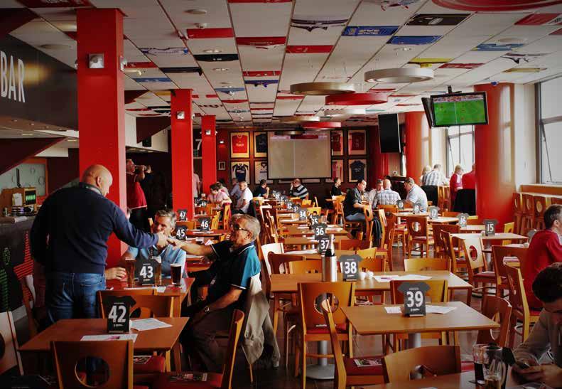 Sports bar with great food With a light bite of the day, and official matchday programme included, the Hardwick Bar is well suited for any Boro fan looking to enjoy all the excitement of a matchday